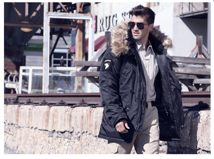 龙牙二代n-3b极地防寒服 primaloft超保暖 美军n3b军大衣棉服